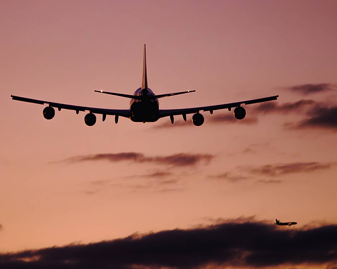 Fire in the skies with a heavy in trail