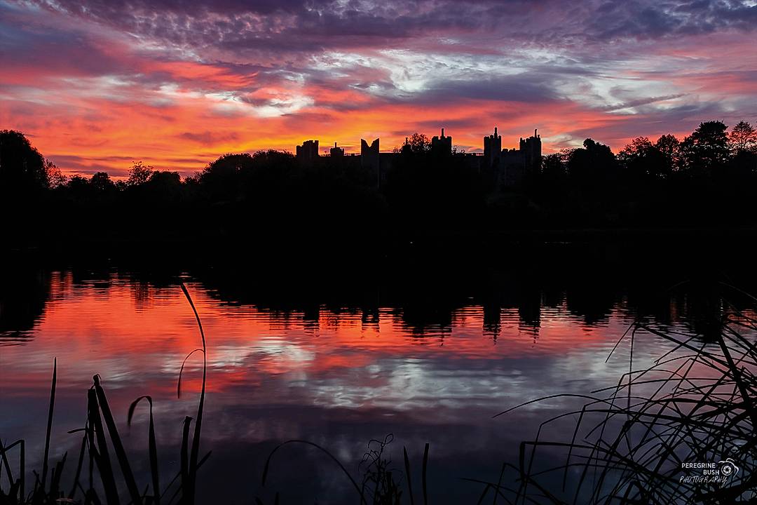 Early start to capture this. Framlingham Castle in Suffolk standing tall above the Mere. This is the castle Ed Sheran sings about in Castle on the Hill.