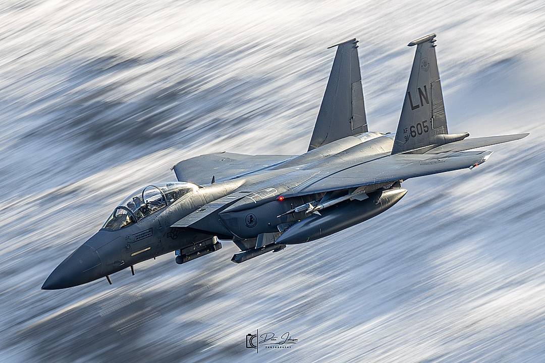 My first snowy jet F15 Eagle from back in November in the Lake District 