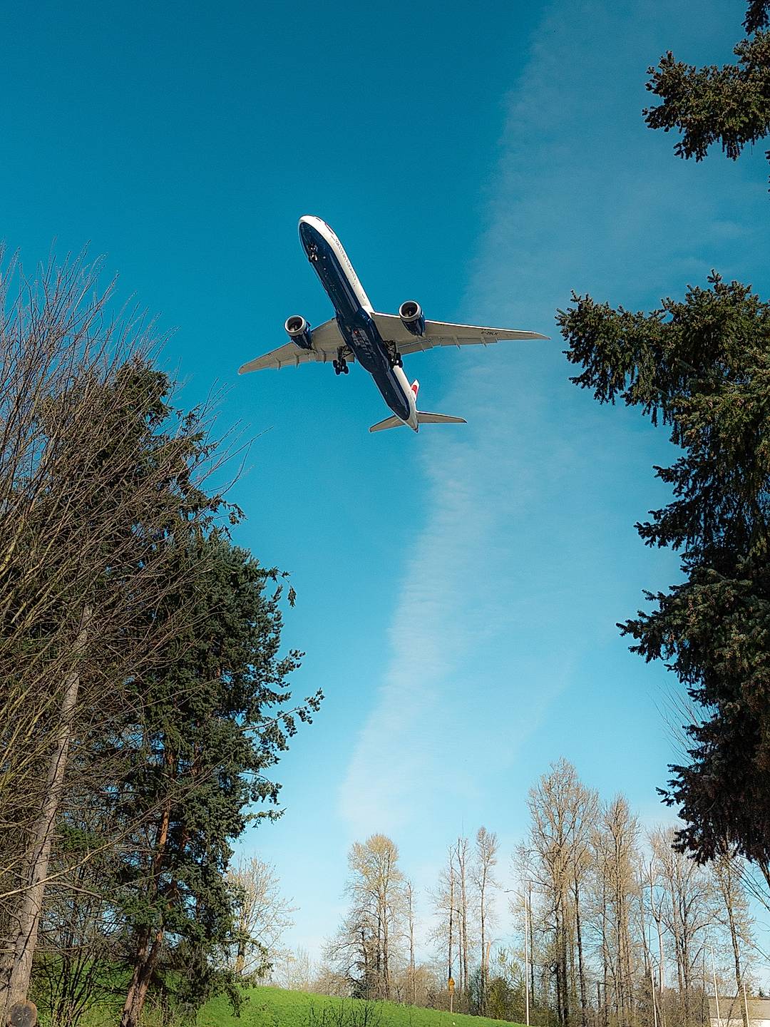 British Airways 787 landing into SEA 