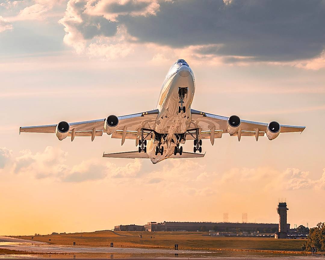 The Nightwatch using every last inch of runway