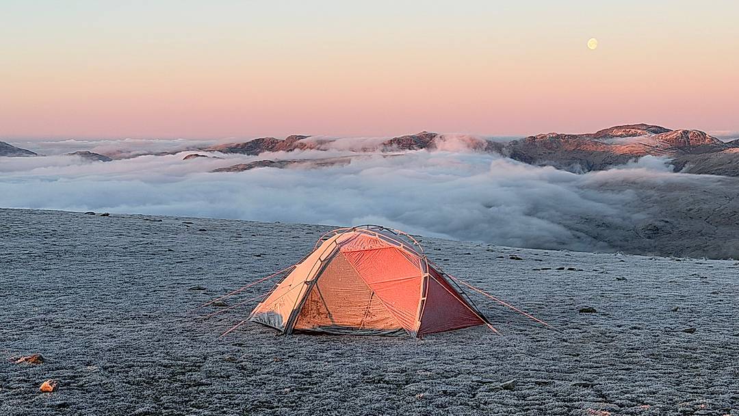 Hellvellyn wild camp inversion a few months back 