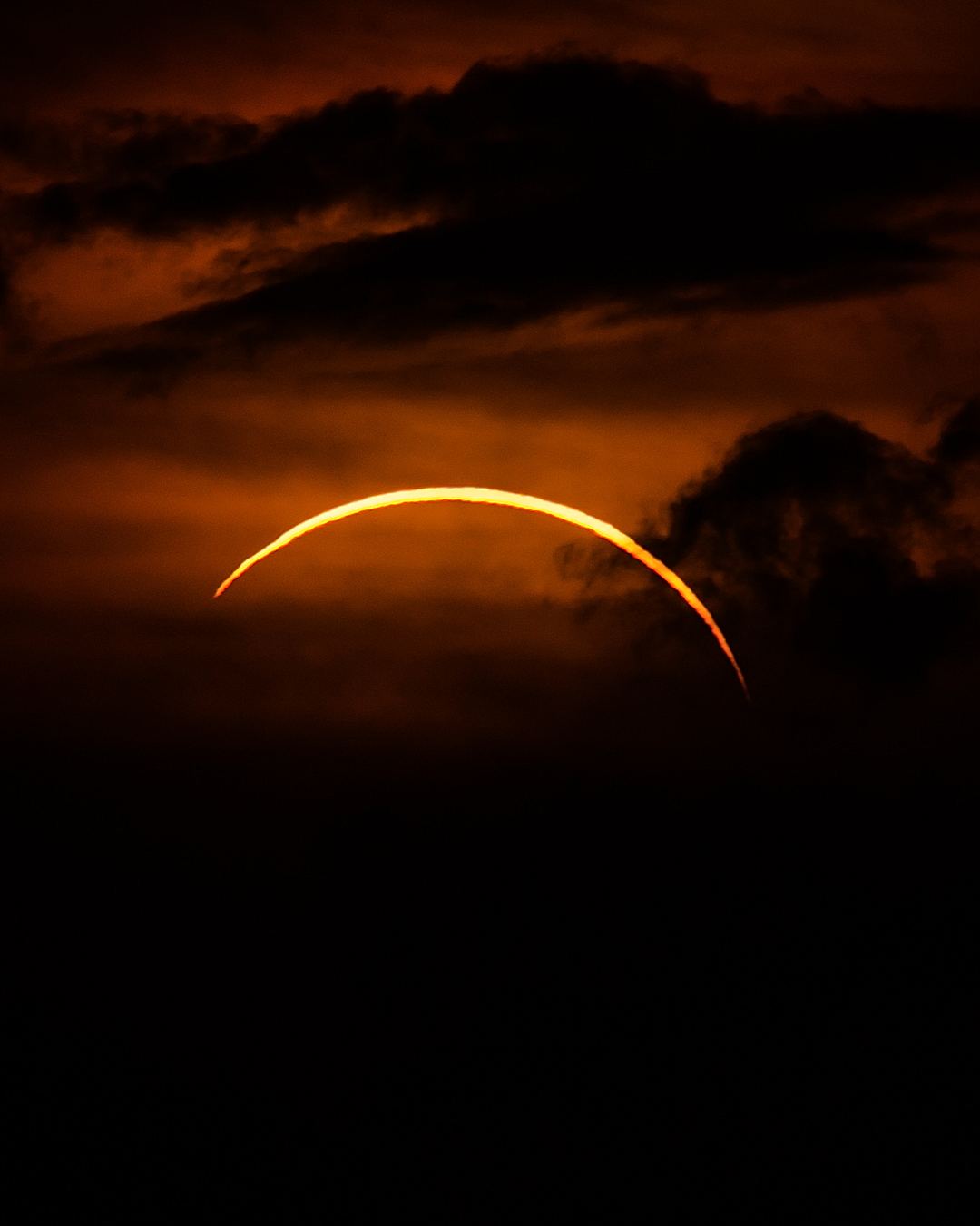Total eclipse in girona (Spain)🌗