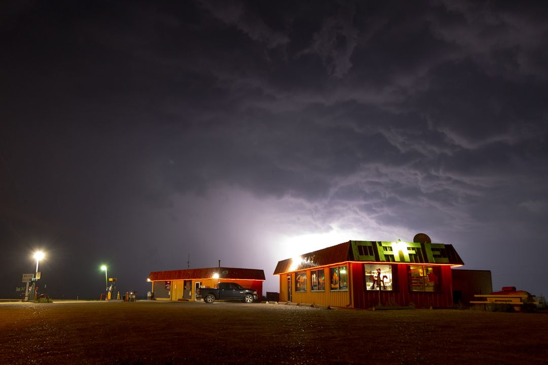 Nocturnal cell on the the Colorado prairie