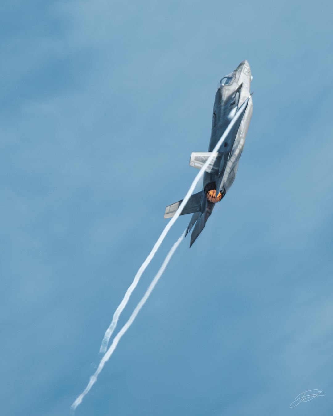 F-35A in a climb at the Hillsboro Air Show