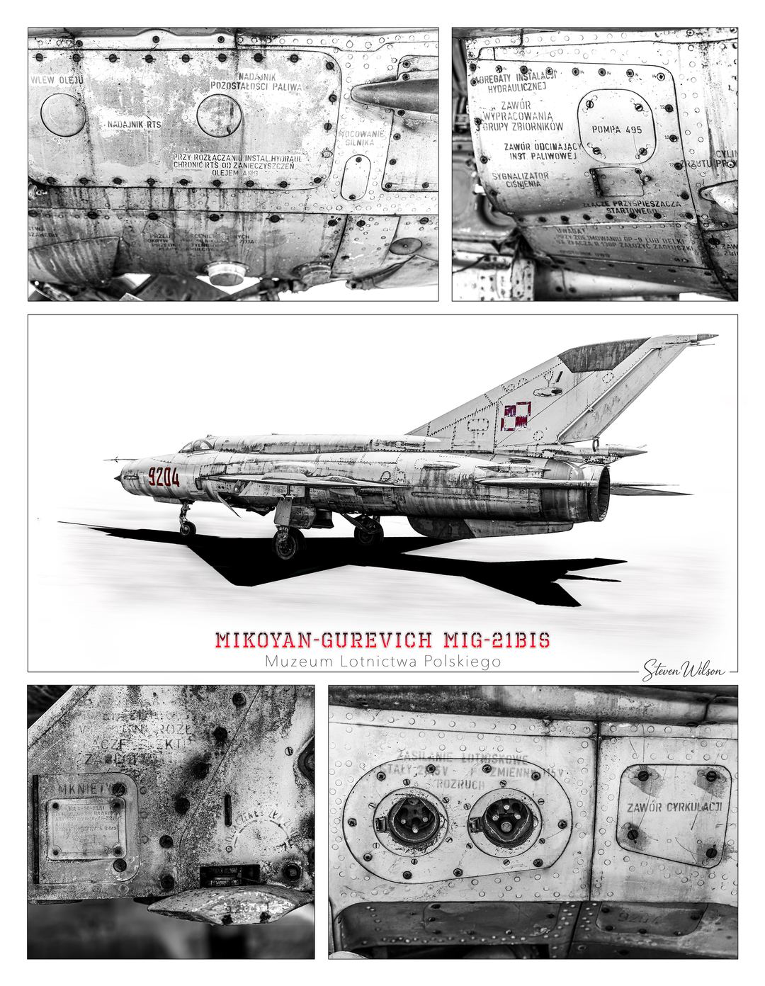 Tried a collage layout with this one to show some of the detail photos. Taken at the Poland Aviation Museum, Krakow.