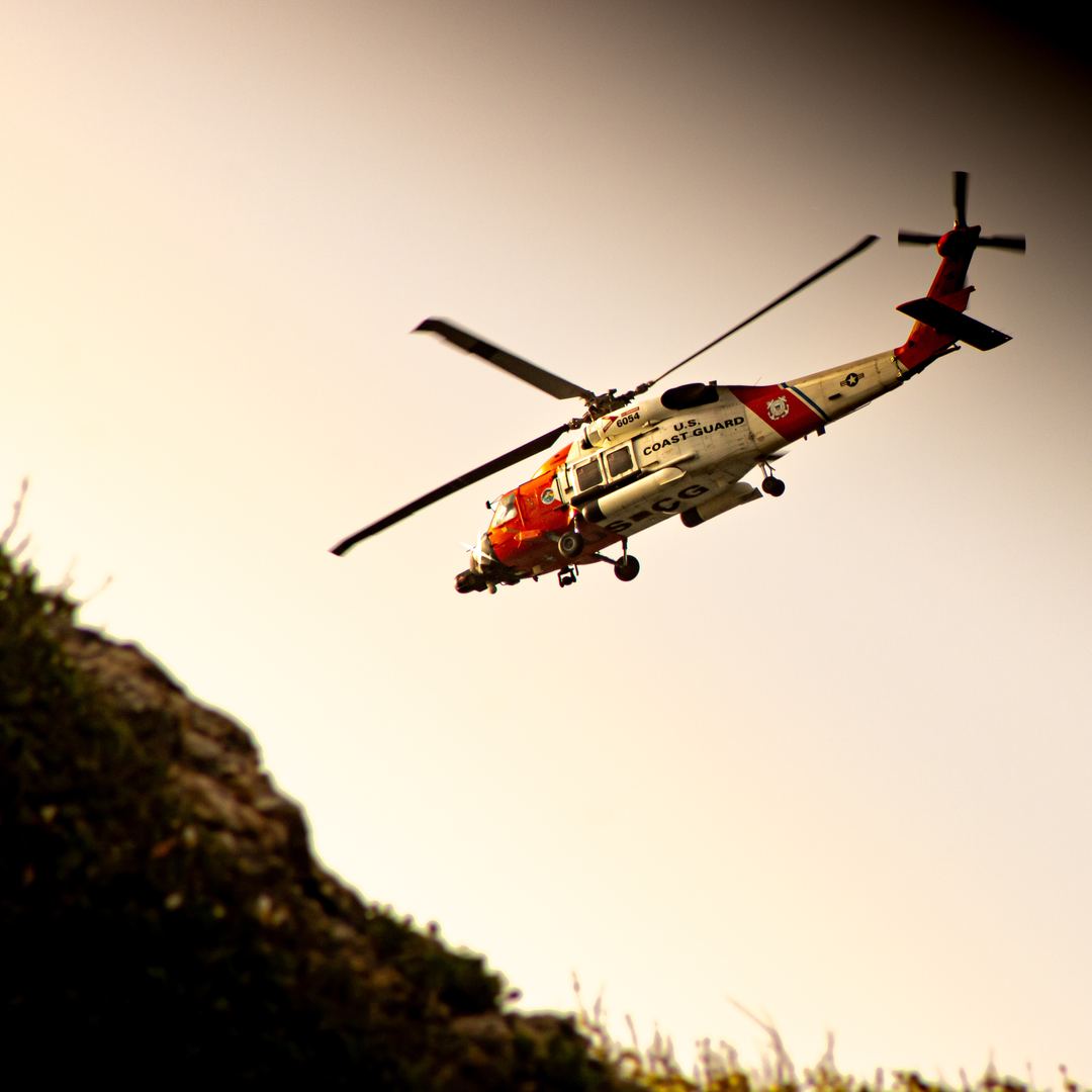 Here is a USCG MH-60T from Airstation Borinquen flying over the coasts of Puerto Rico!!
