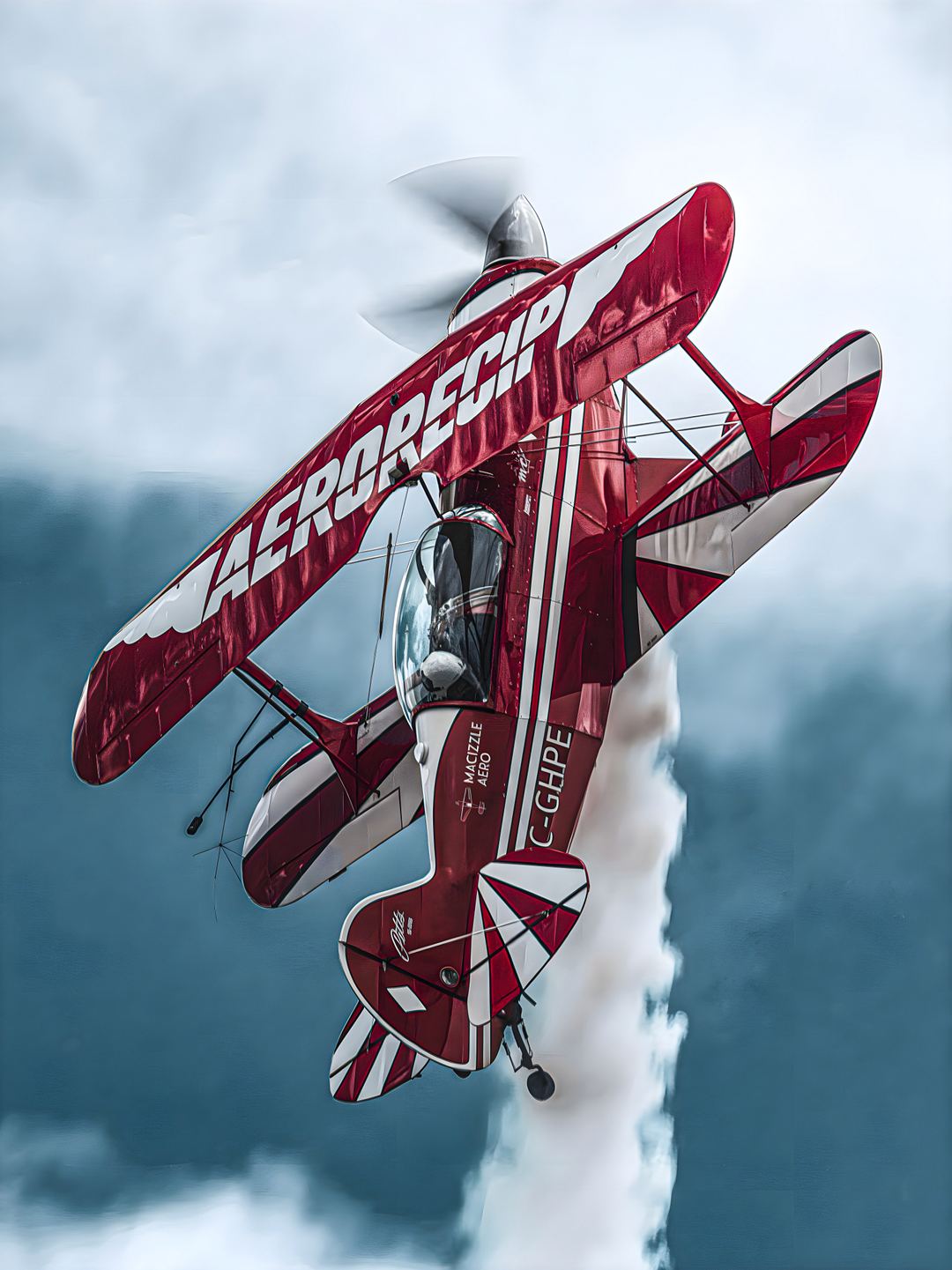 Smokey Sunday today with Northern Stars Pitts aircraft
