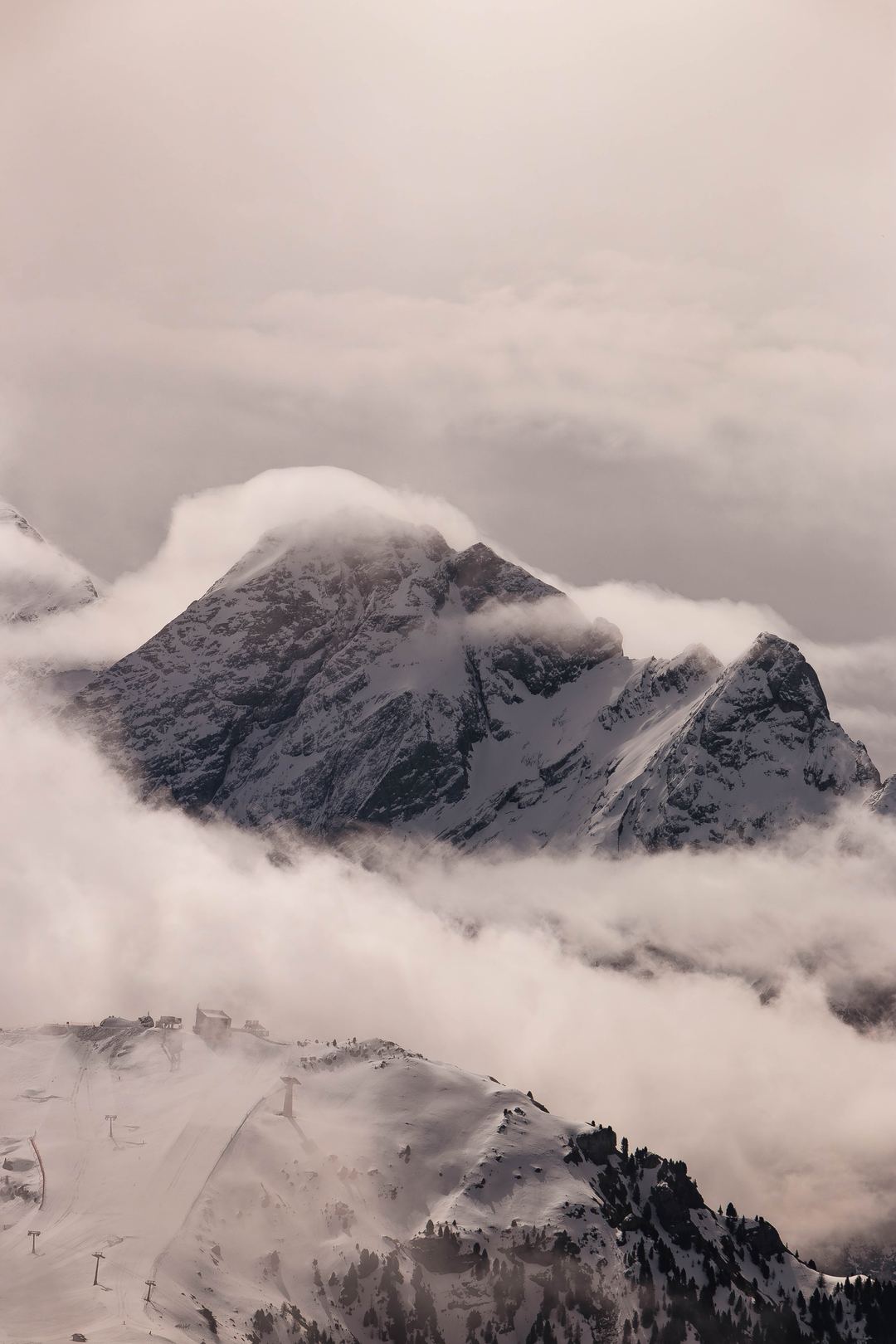 A random mountain in Gardena pass, Dolomites