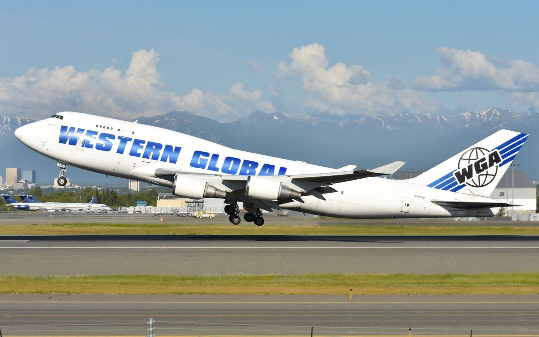 Western Global Airlines WGN317 Heavy seen here departing Anchorage, Alaska, bound for Los Angeles, California! 🇺🇸

N356KD 🇺🇸

Airline: Western Global Airlines 🇺🇸

Aircraft: Boeing 747-400BCF 🇺🇸

Name: William Phillips

Country of Registration: United States 🇺🇸

Serial Number(MSN): 26356

Orig. Operator + Orig. Reg. + Delivery Date: Japan Airlines 🇯🇵 as JA8911 🇯🇵 in March, 1994

Type Code: B744

Age: 32

Status: Active with Western Global Airlines 🇺🇸 as of September, 2026

Callsign: KD317 / WGN317

Route: Ted Stevens Anchorage International Airport (PANC) 🇺🇲 - Los Angeles International Airport (KLAX) 🇺🇸

Time (U.T.C.) ⏰ / Date (DD-MM-YY) 📅: 02:37:25 - 02:37:33 / 21-06-26