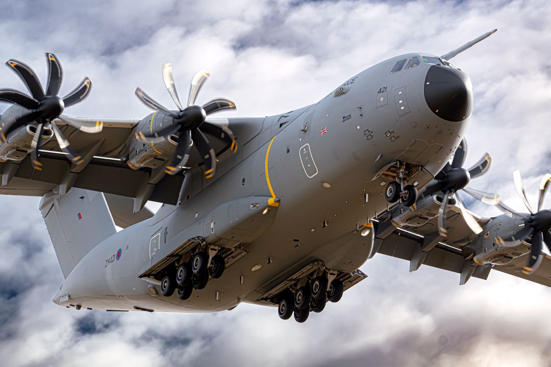 A400M in action  ! 