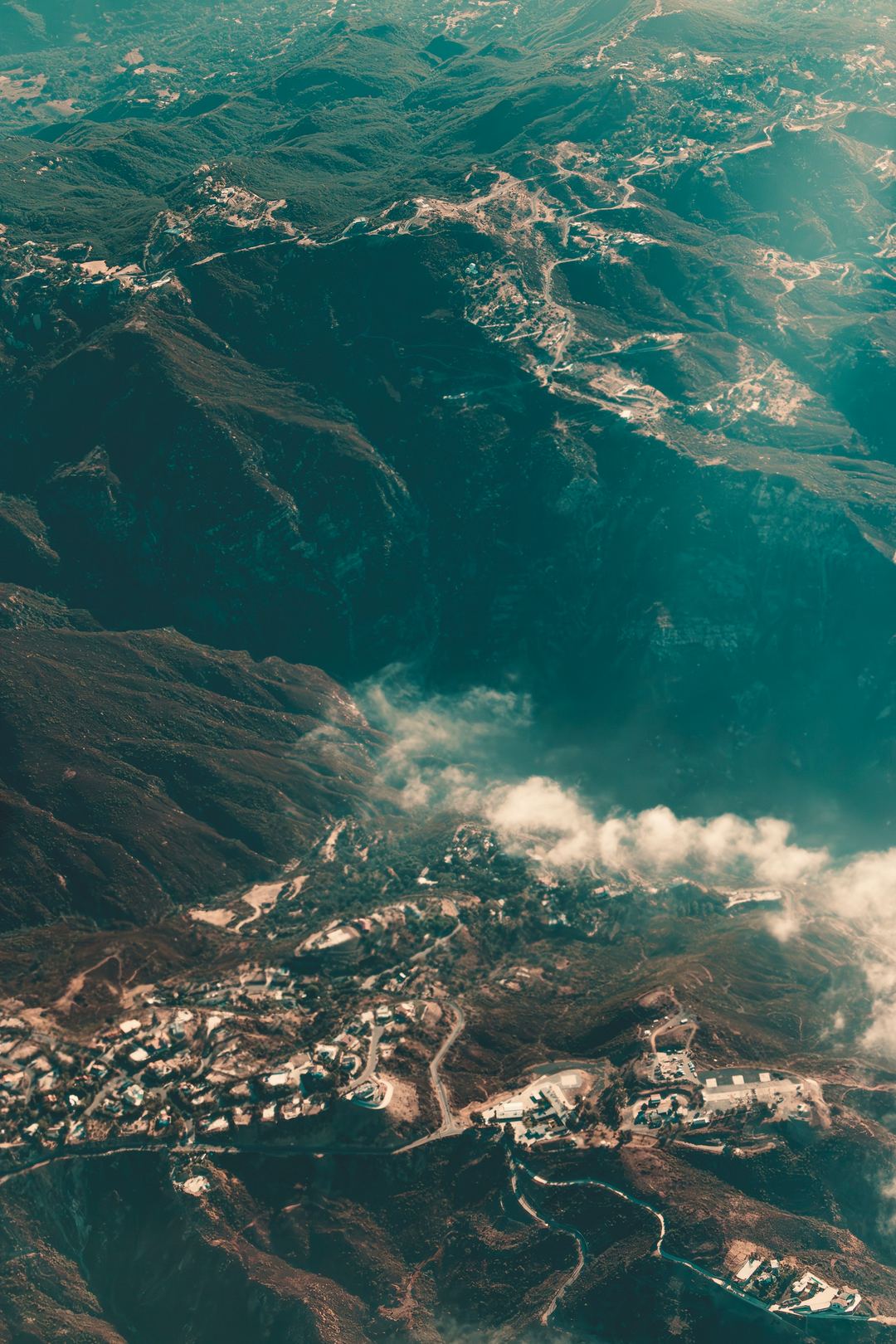 I was on my flight arriving into LAX and I just decided to take a random shot of the ground and got this.