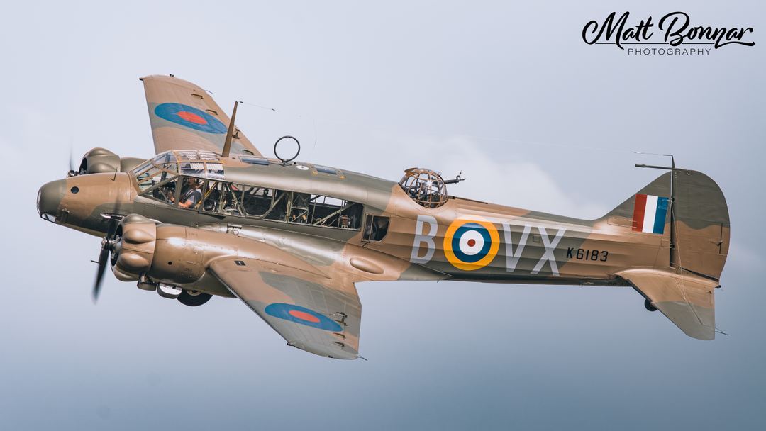 Avro Anson Mk.I, K6183, with Richard Santus at the controls.