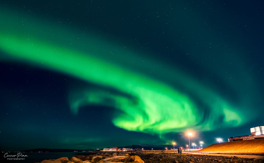 Maybe not that kind of storm, but a lovely geomagnetic event in Iceland back in January 2026
