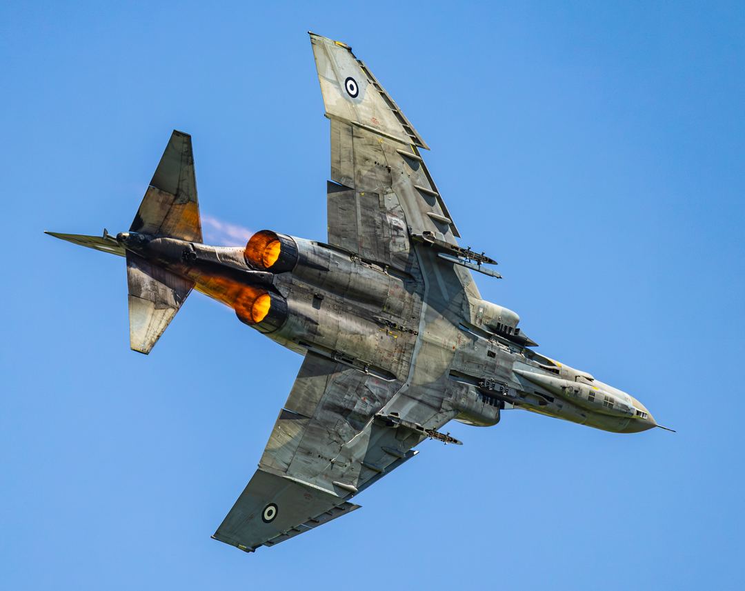 Hellenic Air Force F-4E AUP Phantom at the Belgian Air Force Days 2026