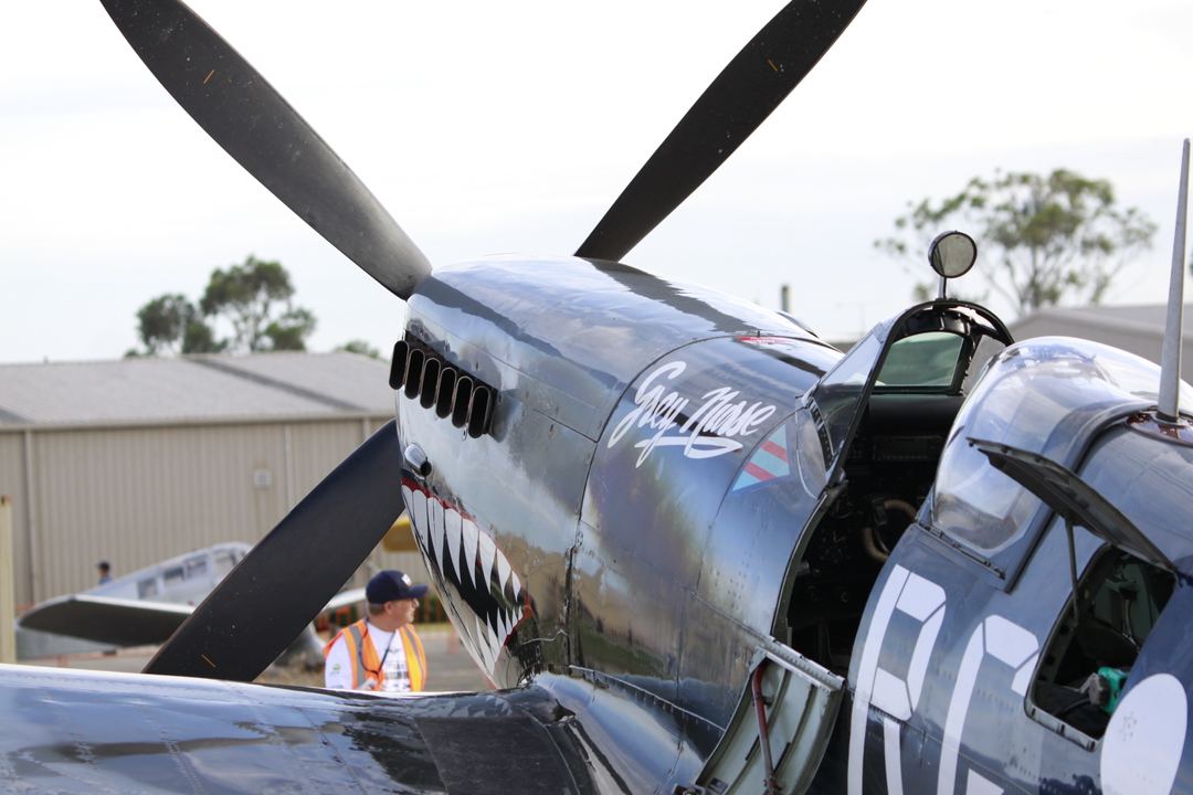 The RAAF's Spitfire at the Tyabb airshow 2026