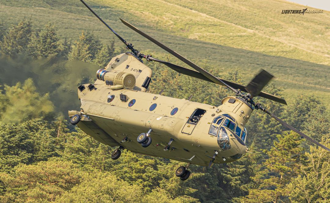 The Dutch love to throw the Chinook’s around on the range. 