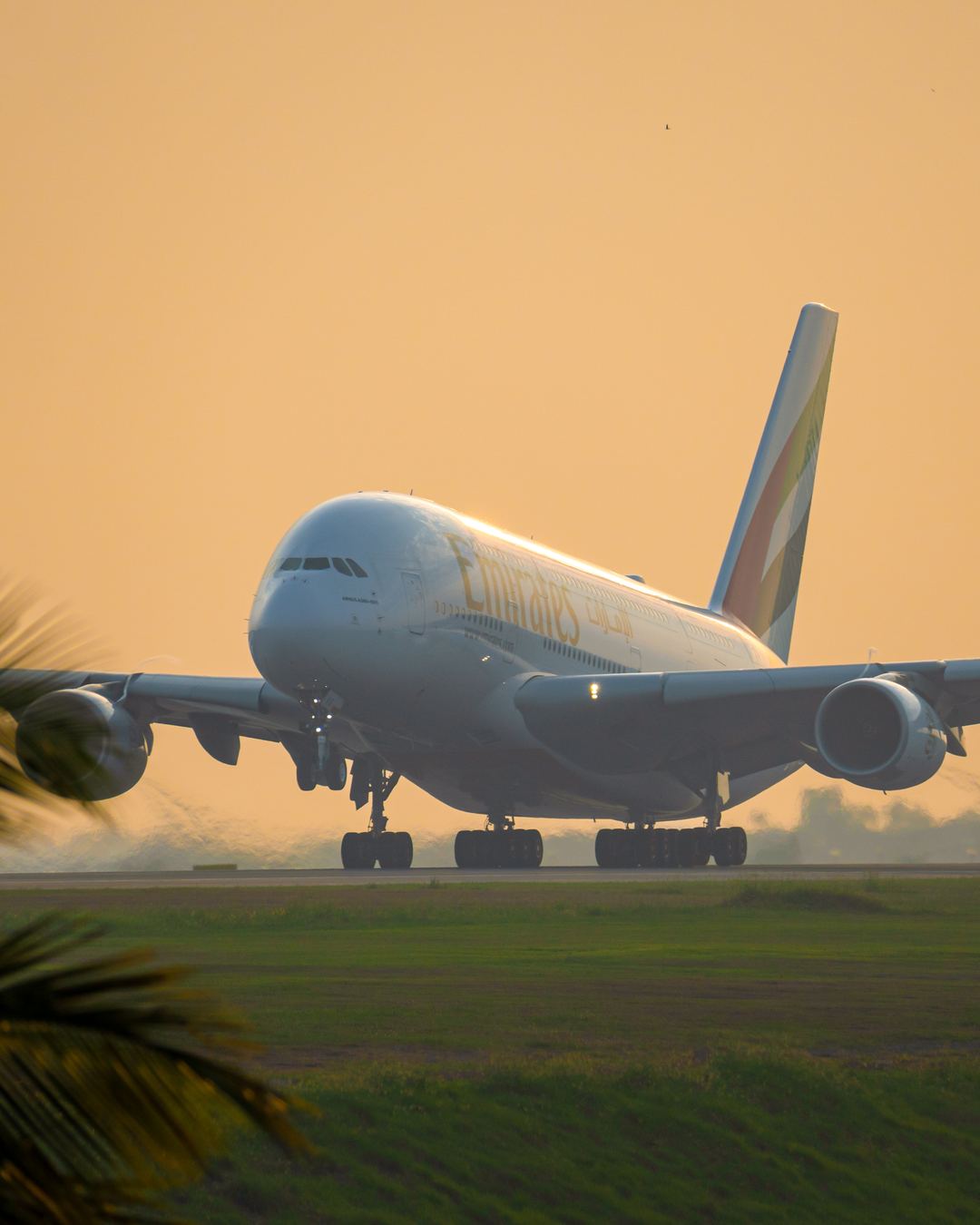 Emirates A380 Rotating! 