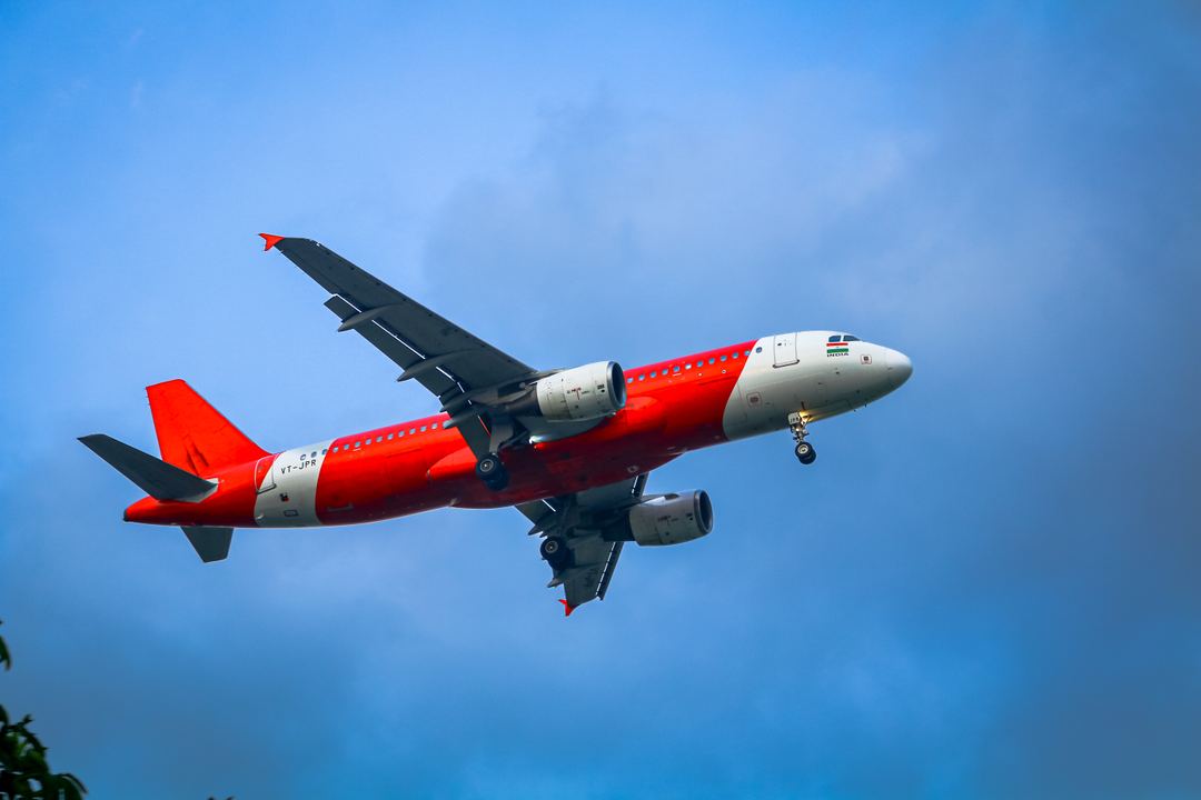 Air India Express A320 landing at Kolkata. 