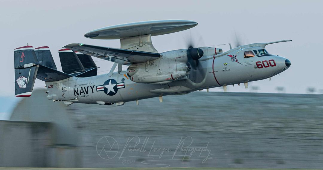 Hawkeye in for fuel Lossiemouth 