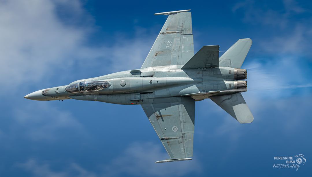 At RIAT in 2024 the Canadian Air Force sent over the  CF-188A Hornet display team. An awesome display and we managed to see the colourful display jet and reserve jet during the week.