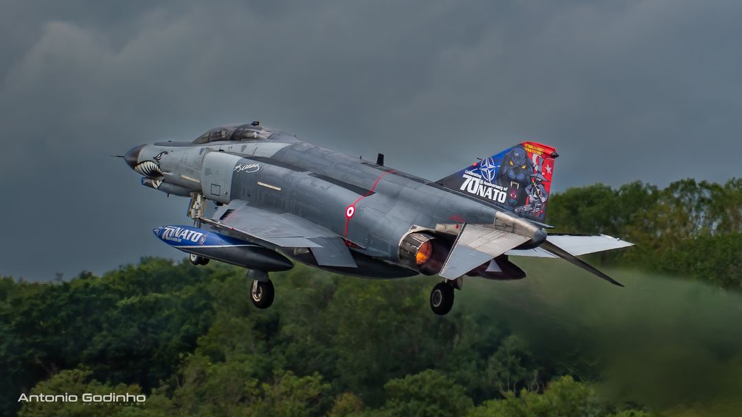 WEATHER

Turkish Air Force 111 Squadron “PANTHERS” F-4E-2020 Celebrating 70th Anniversary of NATO taking off from Fairford after being at RIAT 2019 static disply.