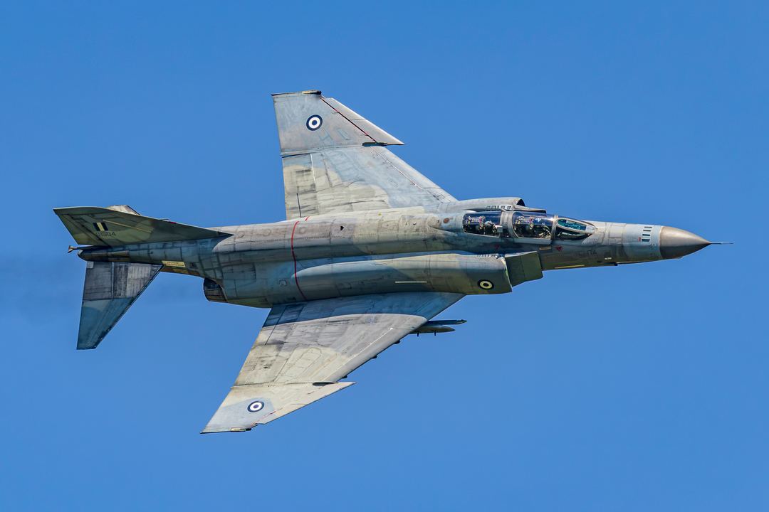 Hellenic Air Force F-4E AUP Phantom at the Belgian Air Force Days 2026