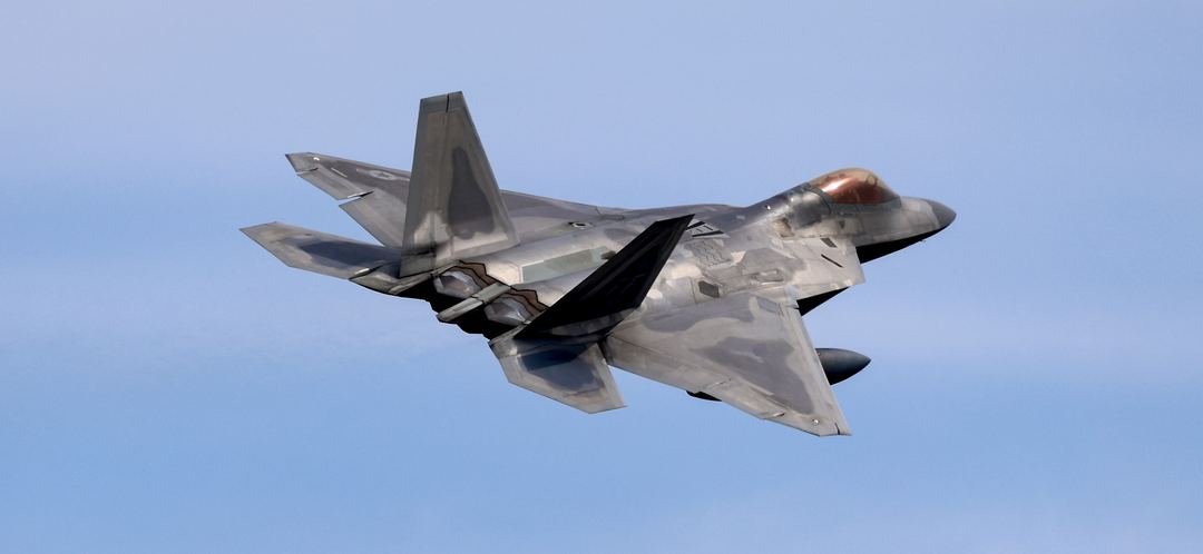 F22 leaving Lakenheath 
