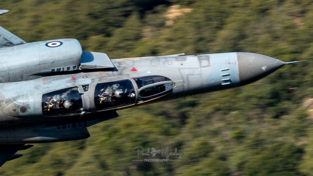 Those F4's get close in the greek Mountains!