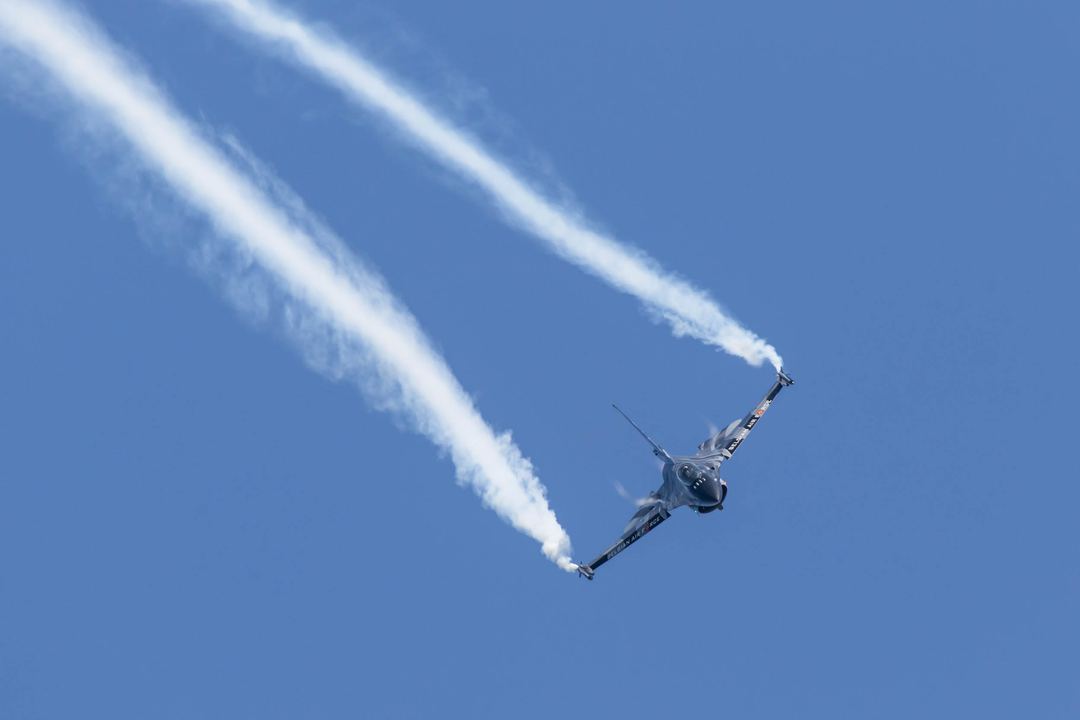Dark Falcon turning back to the  crowd line