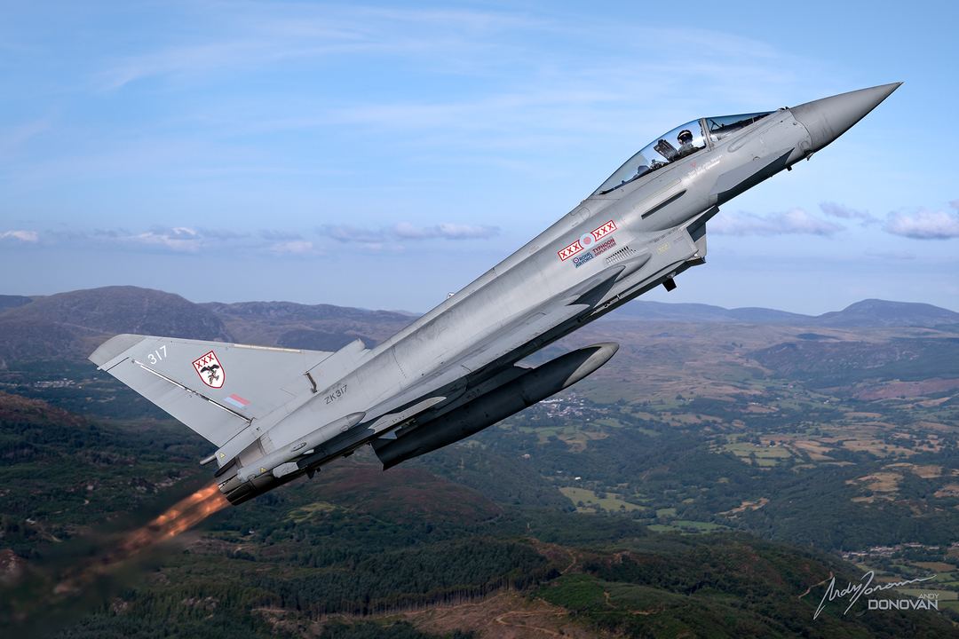 The RAF Typhoon Display wrapping up 2026 in style 🇬🇧 