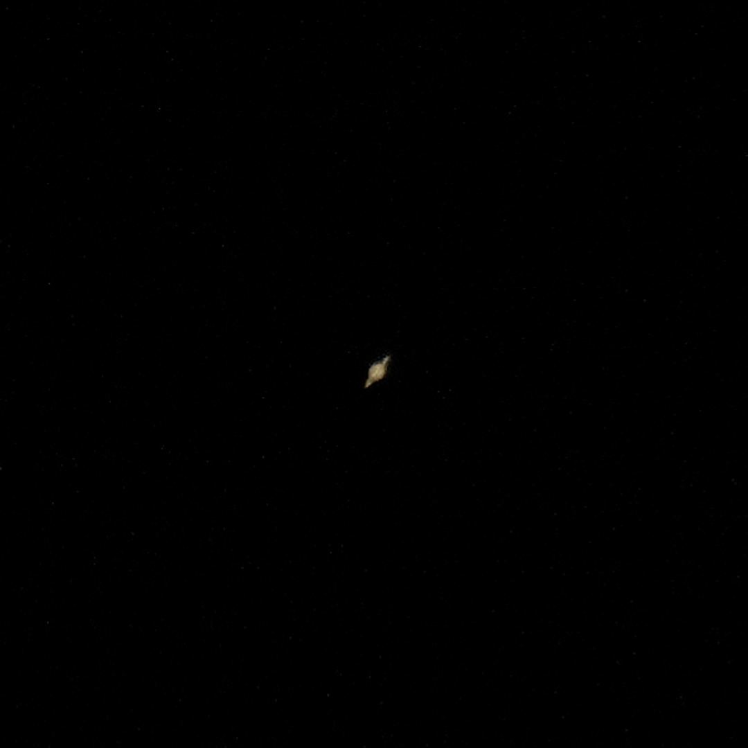 I Caught a glimpse of Saturn hanging quietly in the black void tonight. It’s wild to think that something nearly a billion miles away can look so serene through a simple lens.  I Leaned into the heavy negative space for this composition to give a true sense of scale to the universe.