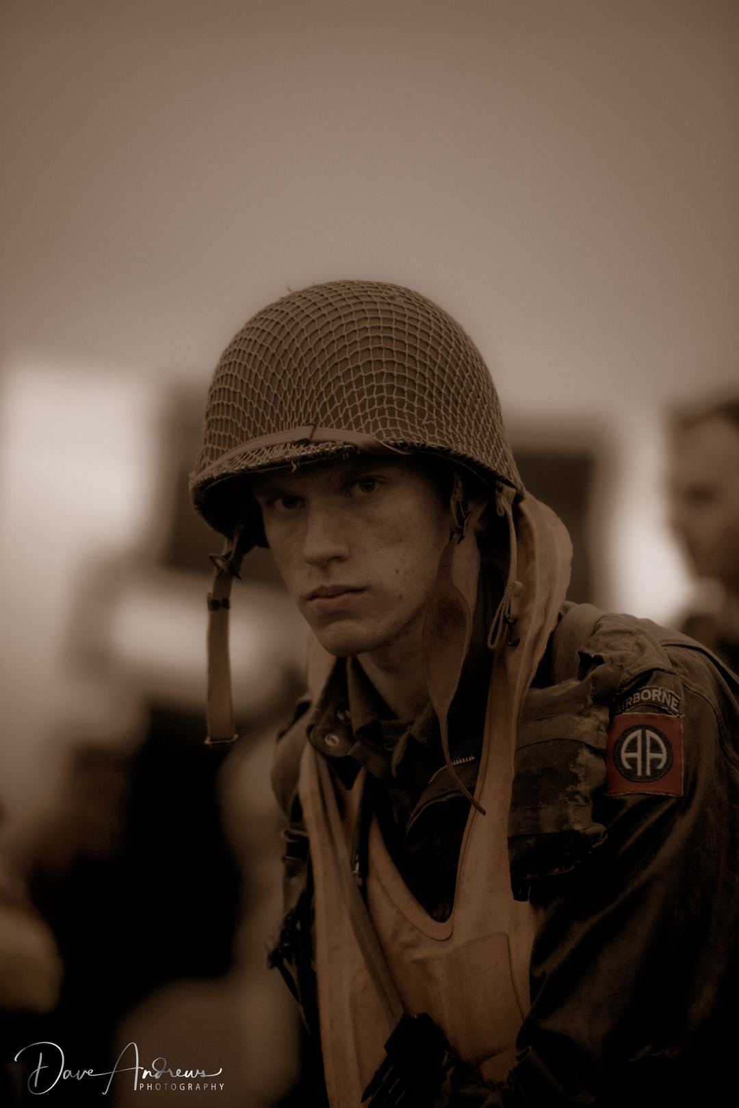 American paratrooper Normandy D-Day on 6th June 1944

COAP D-Day 80 photoshoot 
