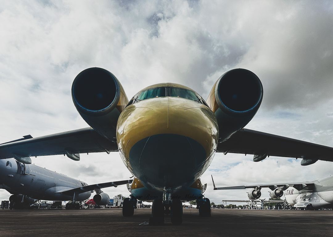 Egyptian Air Force Antonov An-74T-200A 'Coaler' at RIAT 25 