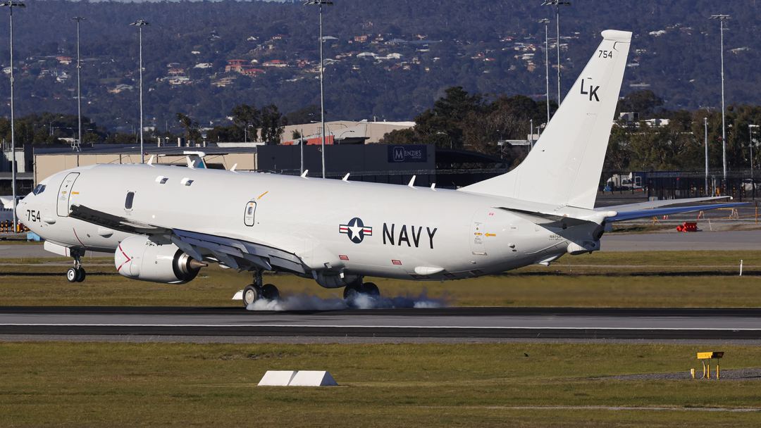 Boeing P8a Poseidon (168754) 
PH 858 (FJDG-YPPH) 
-