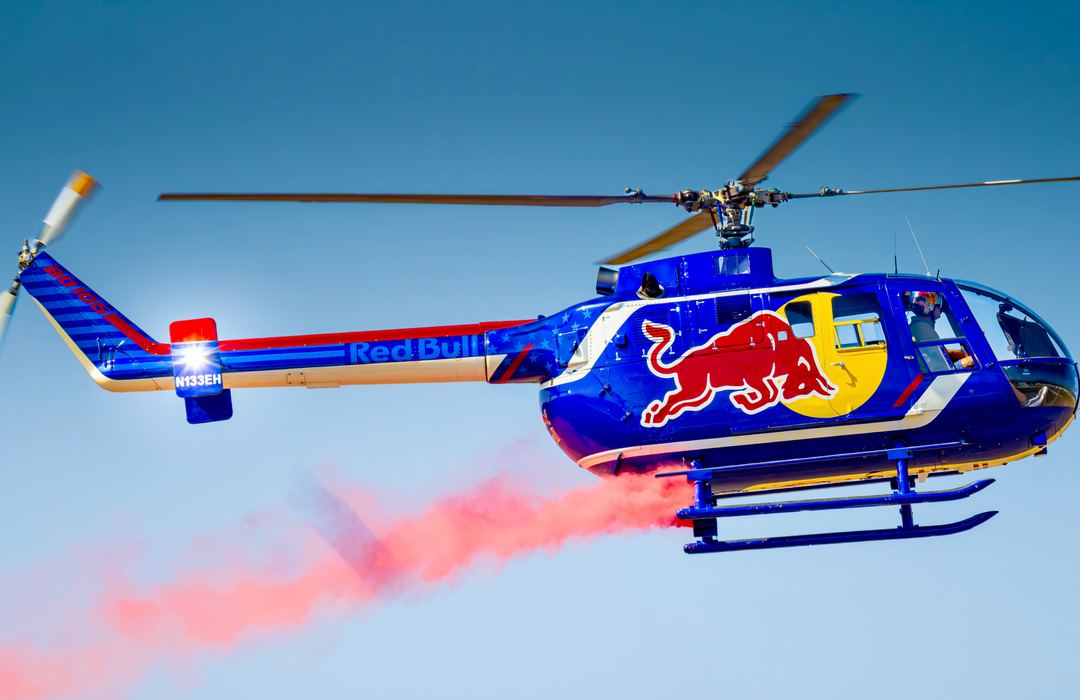 BO105 Redbull helicopter
