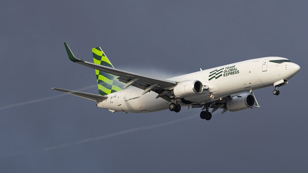 Team Global
Boeing737-8BK (BCF) (ZK-TXC) 
TFX12 (MEL-PER) 