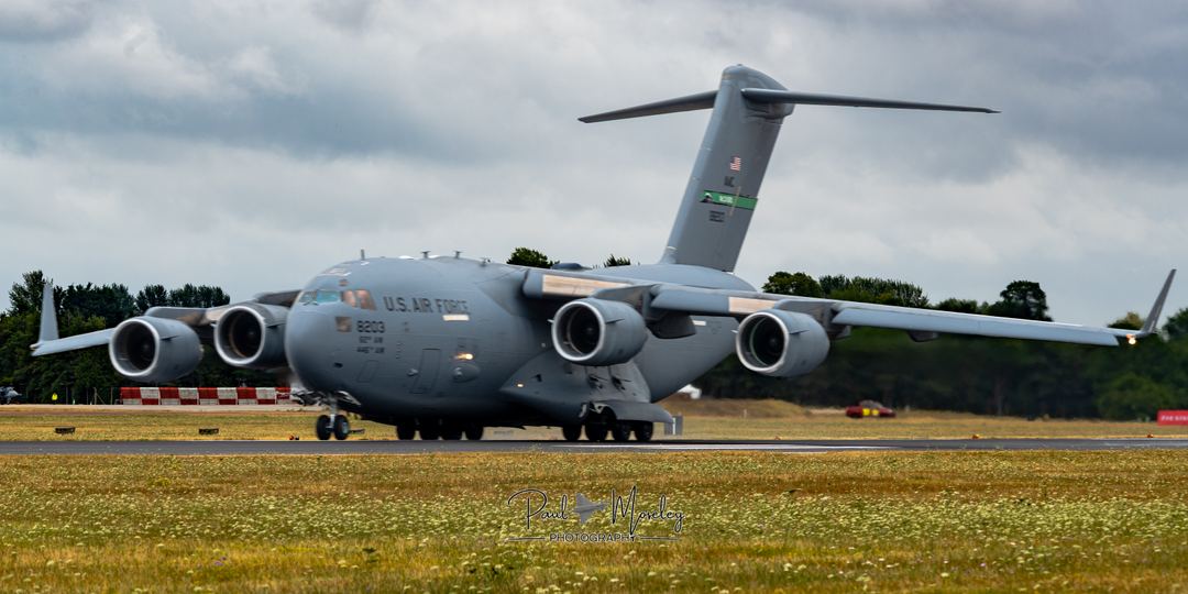 C17 Globemaster departing RAF Fairford.