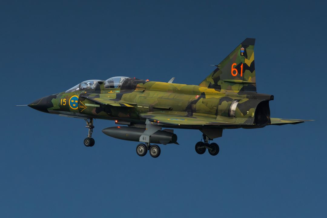 The legendary JAS-37 Viggen in Poland❤️