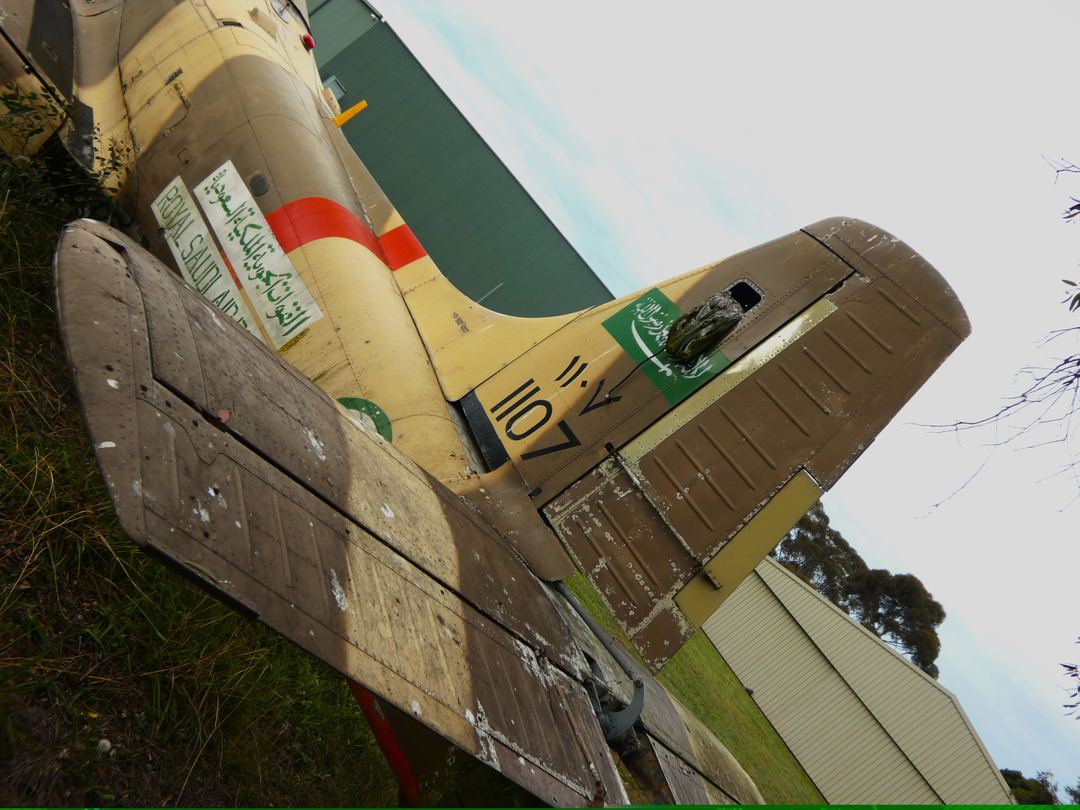 Back Jet Provost (ex saudi) In East Sale AUS